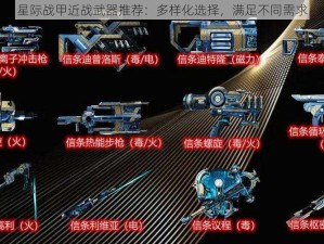 星际战甲近战武器推荐：多样化选择，满足不同需求