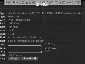 亚洲免费网站观看视频，为何-如何-怎样解决卡顿问题？