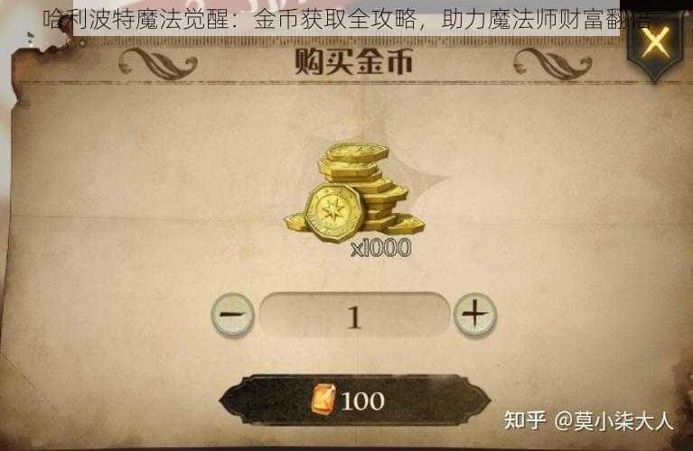 哈利波特魔法觉醒：金币获取全攻略，助力魔法师财富翻倍