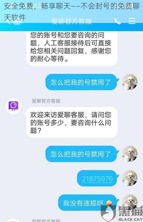 安全免费，畅享聊天——不会封号的免费聊天软件