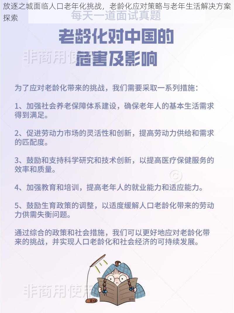 放逐之城面临人口老年化挑战，老龄化应对策略与老年生活解决方案探索