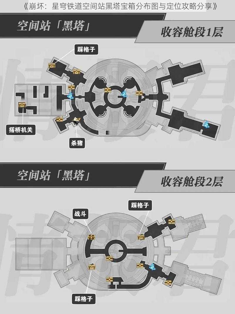 《崩坏：星穹铁道空间站黑塔宝箱分布图与定位攻略分享》