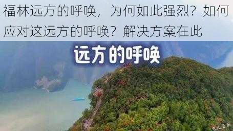 福林远方的呼唤，为何如此强烈？如何应对这远方的呼唤？解决方案在此