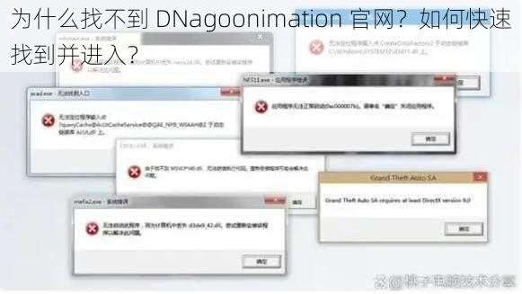 为什么找不到 DNagoonimation 官网？如何快速找到并进入？