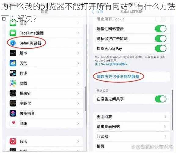 为什么我的浏览器不能打开所有网站？有什么方法可以解决？