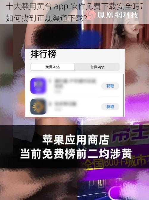 十大禁用黄台 app 软件免费下载安全吗？如何找到正规渠道下载？