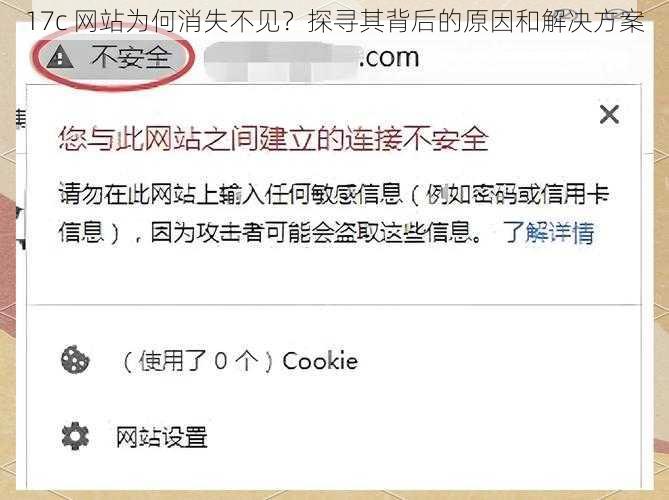 17c 网站为何消失不见？探寻其背后的原因和解决方案