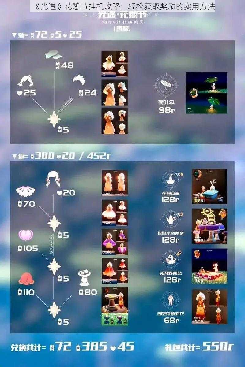 《光遇》花憩节挂机攻略：轻松获取奖励的实用方法