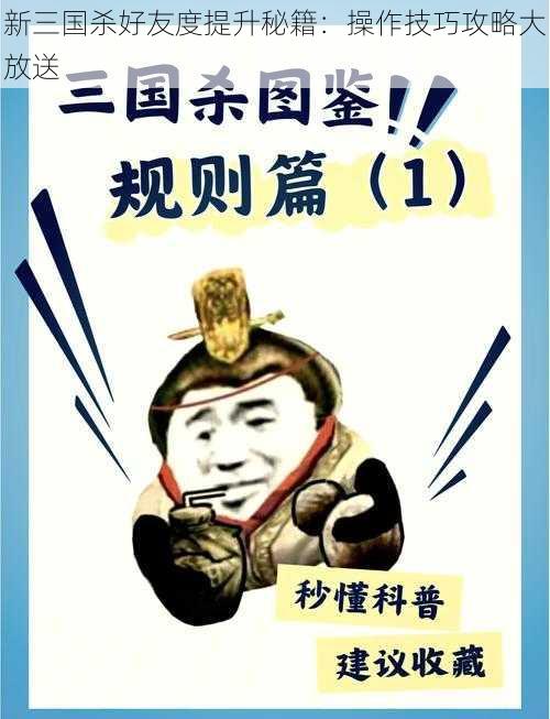 新三国杀好友度提升秘籍：操作技巧攻略大放送