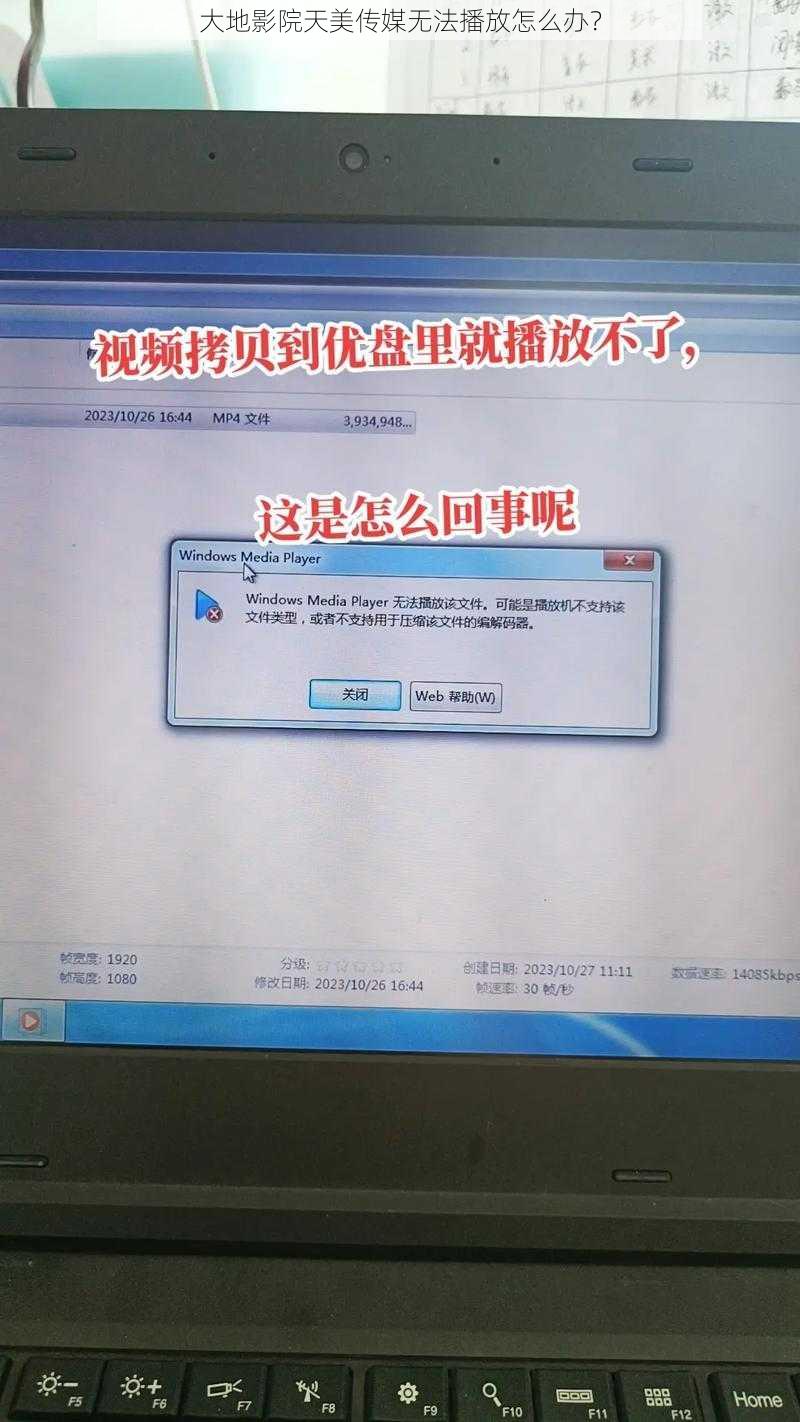 大地影院天美传媒无法播放怎么办？