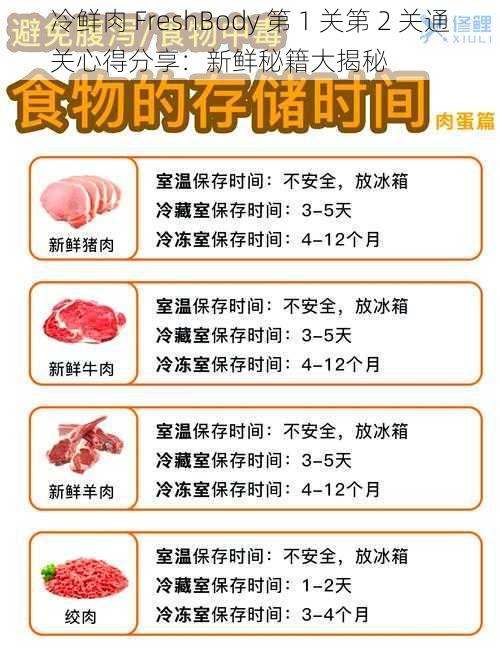 冷鲜肉 FreshBody 第 1 关第 2 关通关心得分享：新鲜秘籍大揭秘